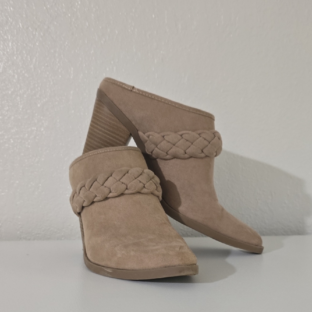 Braided Tan Women's Mules